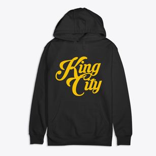 King City California Vintage Team Premium Cotton Hoodie