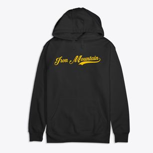 Iron Mountain Michigan Vintage Team Premium Cotton Hoodie