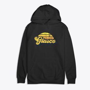 Glasco Kansas Sublime Sunset Premium Cotton Hoodie