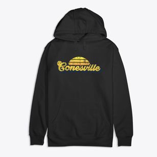 Conesville Ohio Sublime Sunset Premium Cotton Hoodie