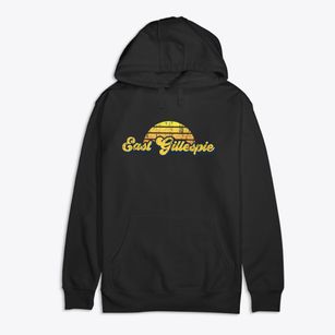 East Gillespie Illinois Sublime Sunset Premium Cotton Hoodie