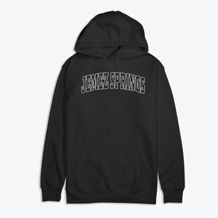 Jemez Springs New Mexico Trendy Block Premium Cotton Hoodie