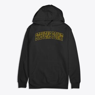 Stevens Point Wisconsin Trendy Block Premium Cotton Hoodie