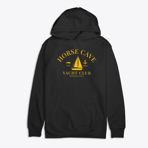 Horse Cave Kentucky Yacht Club Premium Cotton Hoodie