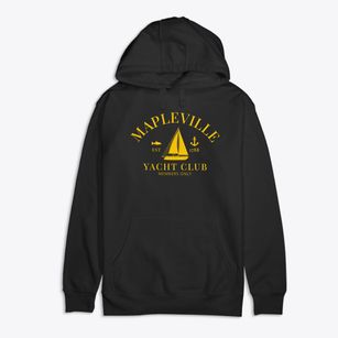 Mapleville Maryland Yacht Club Premium Cotton Hoodie