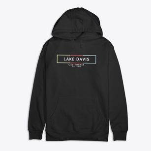 Lake Davis California Artbox Premium Cotton Hoodie