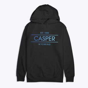 Casper Wyoming Horizon Premium Cotton Hoodie