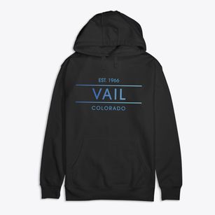 Vail Colorado Horizon Premium Cotton Hoodie