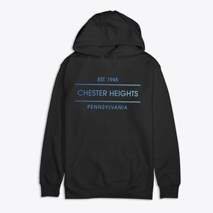 Chester Heights Pennsylvania Horizon Premium Cotton Hoodie