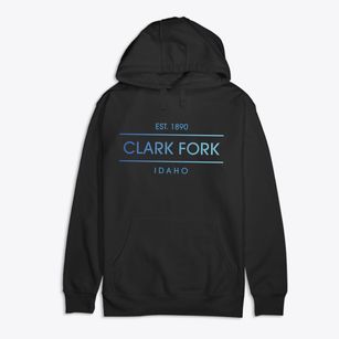 Clark Fork Idaho Horizon Premium Cotton Hoodie