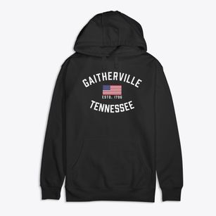 Gaitherville Tennessee Patriot Premium Cotton Hoodie