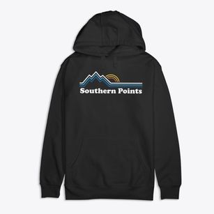 Southern Points Virginia Mountain View Premium Cotton Hoodie