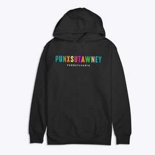Punxsutawney Pennsylvania Color Pop Premium Cotton Hoodie