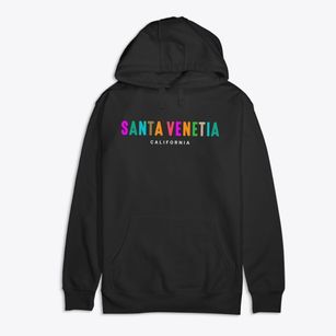 Santa Venetia California Color Pop Premium Cotton Hoodie