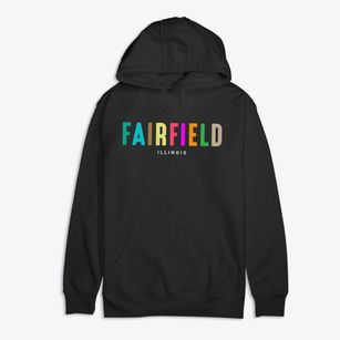 Fairfield Illinois Color Pop Premium Cotton Hoodie