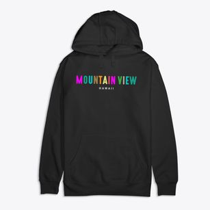 Mountain View Hawaii Color Pop Premium Cotton Hoodie
