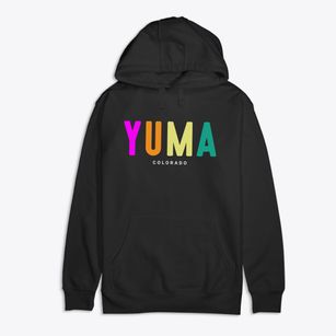 Yuma Colorado Color Pop Premium Cotton Hoodie