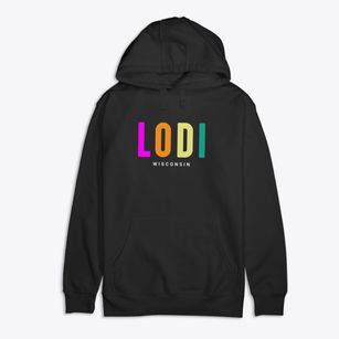 Lodi Wisconsin Color Pop Premium Cotton Hoodie