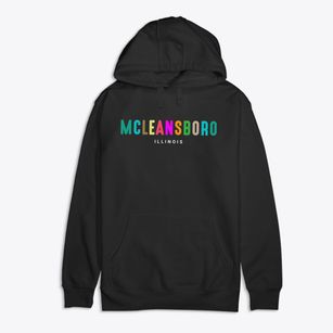 Mcleansboro Illinois Color Pop Premium Cotton Hoodie