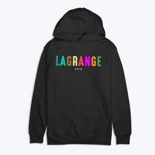 Lagrange Ohio Color Pop Premium Cotton Hoodie