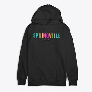 Springville Virginia Color Pop Premium Cotton Hoodie