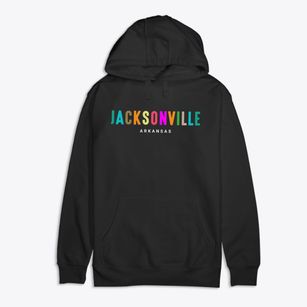Jacksonville Arkansas Color Pop Premium Cotton Hoodie