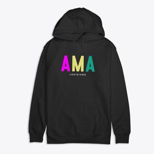 Ama Louisiana Color Pop Premium Cotton Hoodie