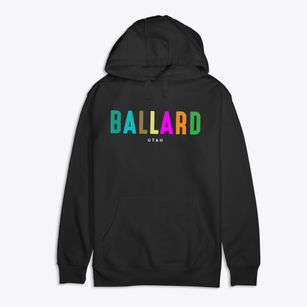 Ballard Utah Color Pop Premium Cotton Hoodie