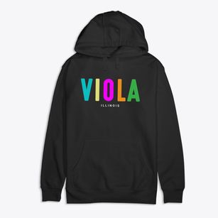 Viola Illinois Color Pop Premium Cotton Hoodie
