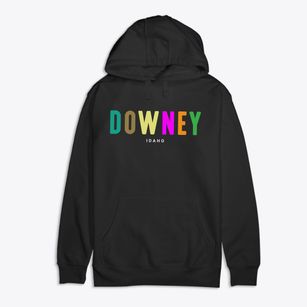 Downey Idaho Color Pop Premium Cotton Hoodie