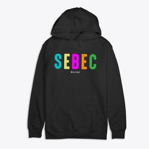 Sebec Maine Color Pop Premium Cotton Hoodie