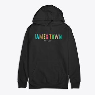James Town Wyoming Color Pop Premium Cotton Hoodie
