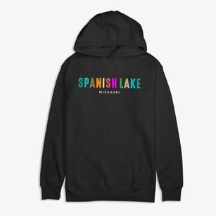 Spanish Lake Missouri Color Pop Premium Cotton Hoodie
