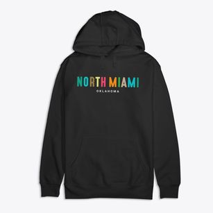 North Miami Oklahoma Color Pop Premium Cotton Hoodie