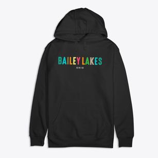 Bailey Lakes Ohio Color Pop Premium Cotton Hoodie