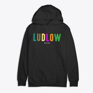 Ludlow Maine Color Pop Premium Cotton Hoodie