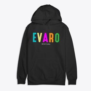 Evaro Montana Color Pop Premium Cotton Hoodie