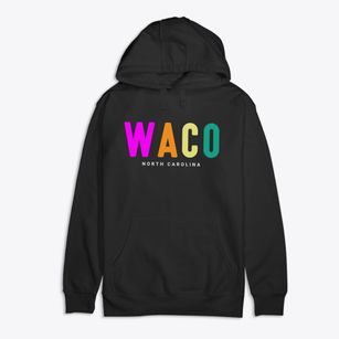 Waco North Carolina Color Pop Premium Cotton Hoodie