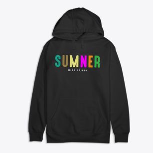 Sumner Mississippi Color Pop Premium Cotton Hoodie