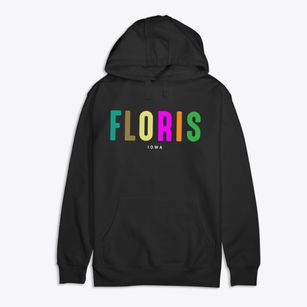 Floris Iowa Color Pop Premium Cotton Hoodie
