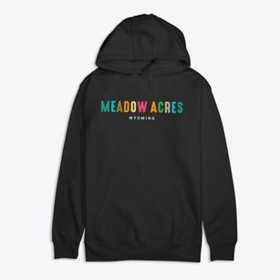 Meadow Acres Wyoming Color Pop Premium Cotton Hoodie