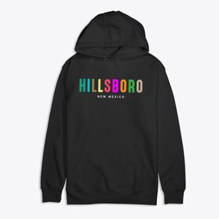 Hillsboro New Mexico Color Pop Premium Cotton Hoodie