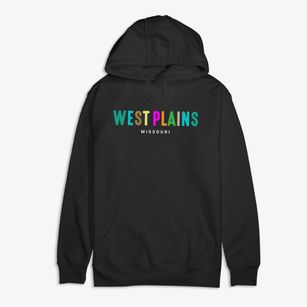 West Plains Missouri Color Pop Premium Cotton Hoodie