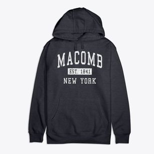 Macomb New York Classic Established Premium Cotton Hoodie