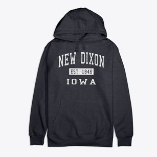 New Dixon Iowa Classic Established Premium Cotton Hoodie