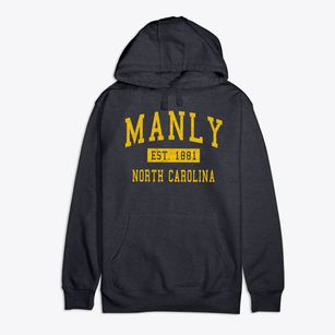 Manly North Carolina Classic Established Premium Cotton Hoodie
