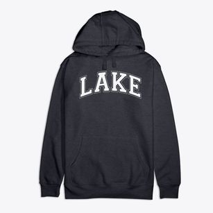 Lake Elementary School Varsity Arch Premium Cotton Hoodie