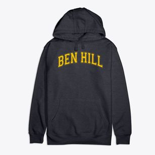 Ben Hill Junior High School Varsity Arch Premium Cotton Hoodie