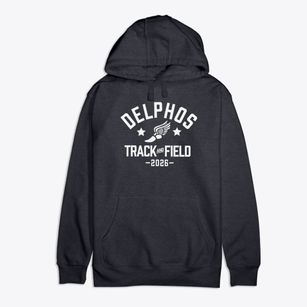 Delphos Attendance Center Track and Field Premium Cotton Hoodie