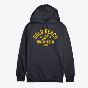 Gold Beach High School Track and Field Premium Cotton Hoodie